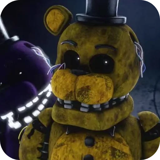 👍 Стикер «Golden Freddy FNAF» для Telegram