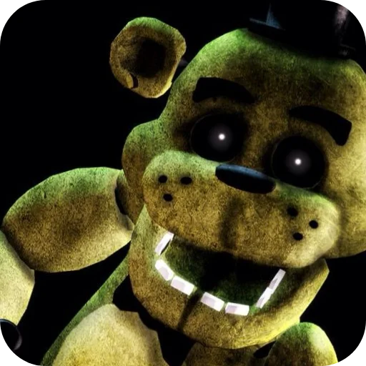 🗿 Стикер «Golden Freddy FNAF» для Telegram