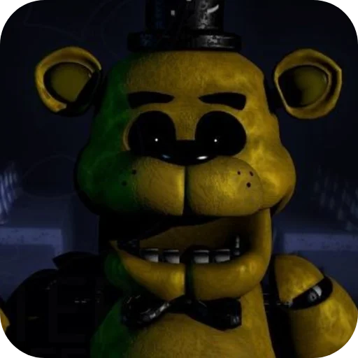 🧸 Стикер «Golden Freddy FNAF» для Telegram