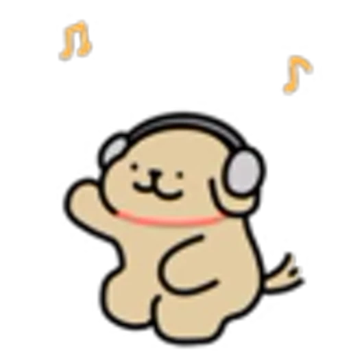 🎧 Эмодзи «Golden Retriever» для Telegram