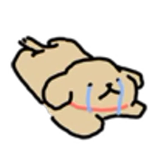 😭 Эмодзи «Golden Retriever» для Telegram