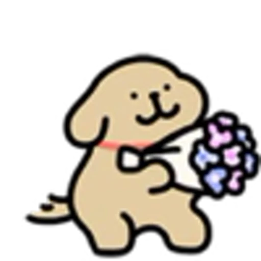 💐 Эмодзи «Golden Retriever» для Telegram