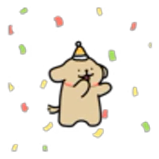 🥳 Эмодзи «Golden Retriever» для Telegram