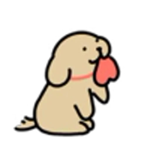 ❤️ Эмодзи «Golden Retriever» для Telegram