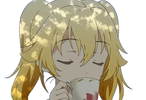 ☕ Стикер «Goldfish&;s Shitty Anastasia» для Telegram