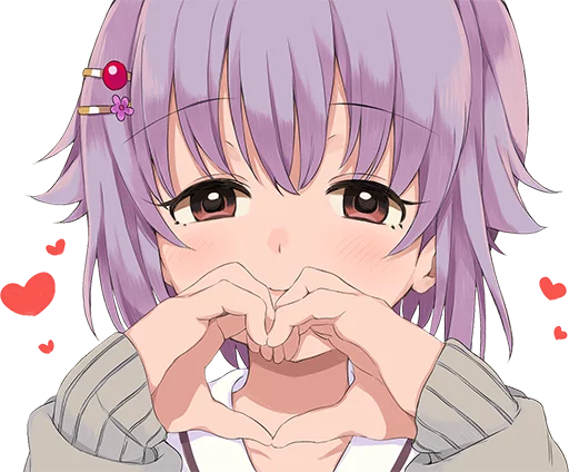 ❤️ Стикер «Goldfish&;s Shitty Sachiko Pack» для Telegram
