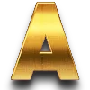 Стикерпак Gold Font для Telegram