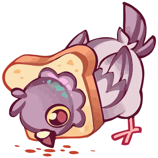 🍞 Эмодзи «Голубь Гоша» для Telegram