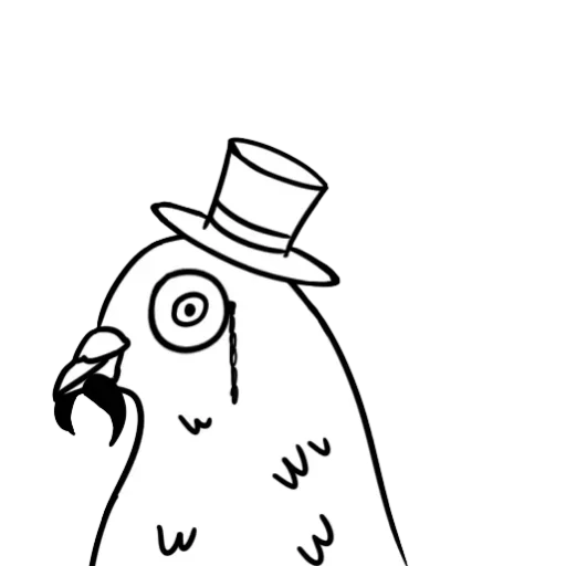 😌 Стикер «Голубь Мира» для Telegram