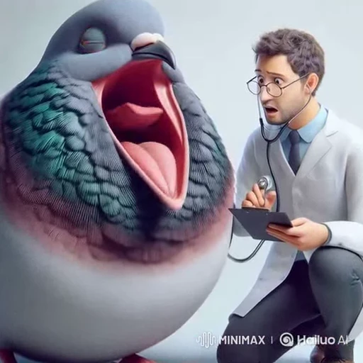 🤩 Стикер «голубь png» для Telegram