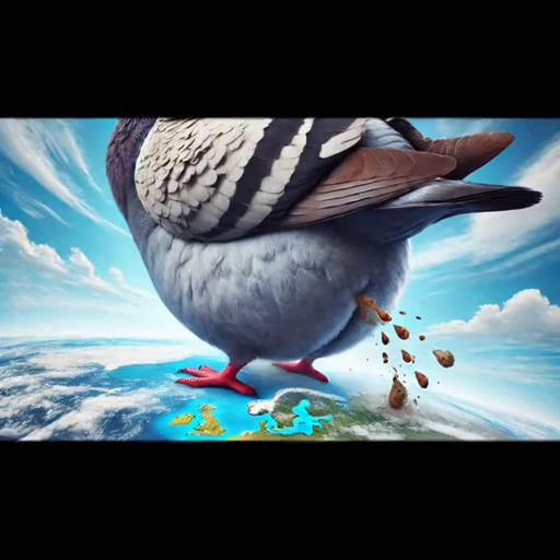 🤩 Стикер «голубь png» для Telegram