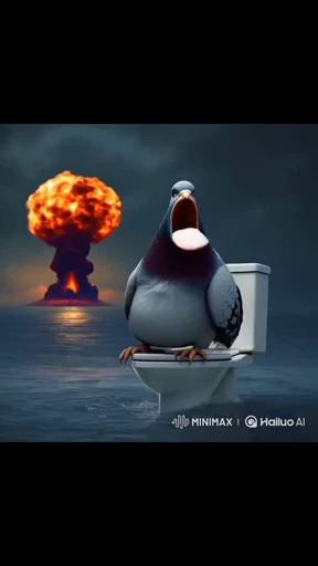 🤩 Стикер «голубь png» для Telegram