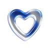 ❤️ Эмодзи «Голубые эмоджи tg» для Telegram