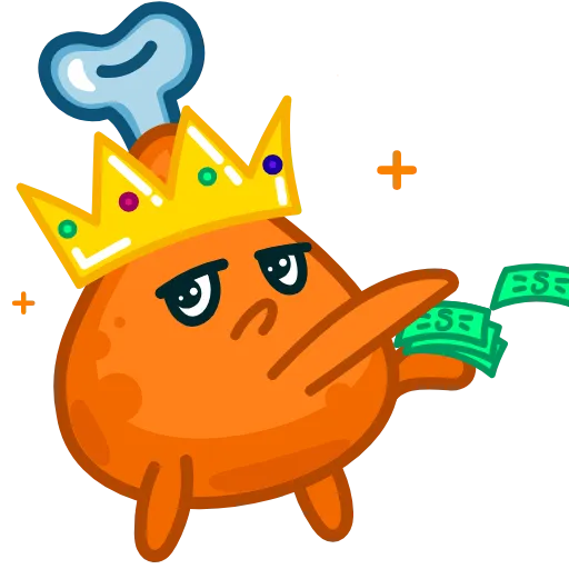 🤑 Стикер «Голяш» для Telegram