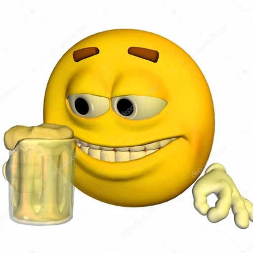 🍺 Стикер «دودة الكرز» для Telegram