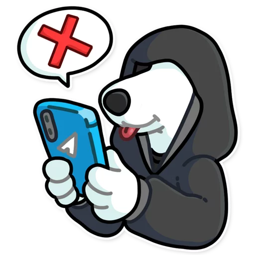 ❌ Стикер «Resistance Dog» для Telegram
