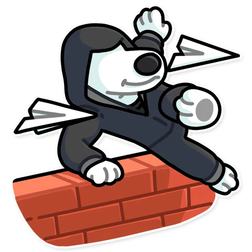 🏃 Стикер «Resistance Dog» для Telegram