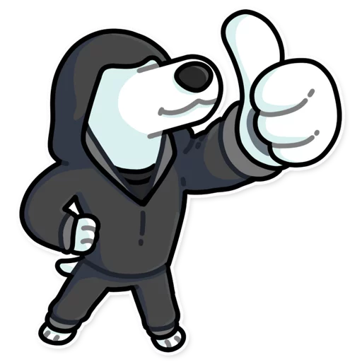 👍 Стикер «Resistance Dog» для Telegram