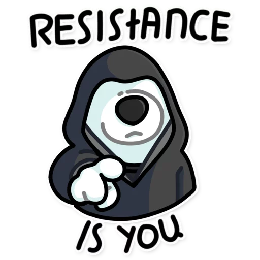 👈 Стикер «Resistance Dog» для Telegram