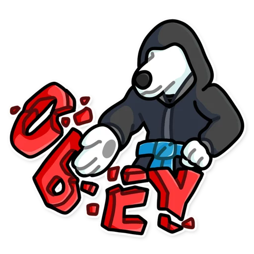 🥋 Стикер «Resistance Dog» для Telegram