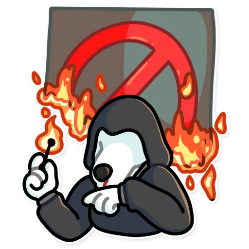 🔥 Стикер «Resistance Dog» для Telegram