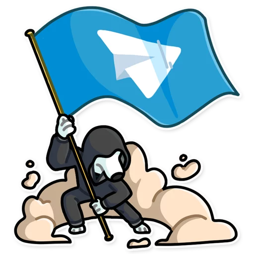 🏁 Стикер «Resistance Dog» для Telegram