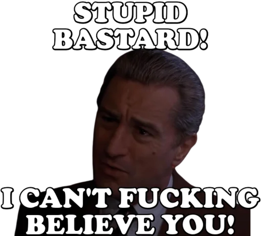 🤬 Стикер «Goodfellas» для Telegram