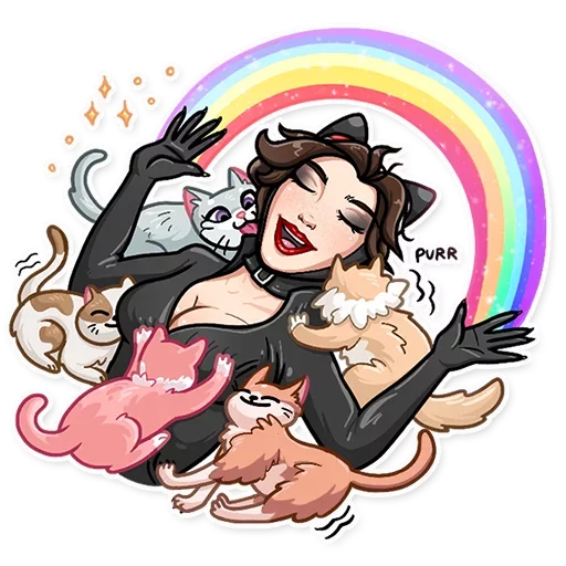 🐱 Стикер «Catwoman TgSticker» для Telegram