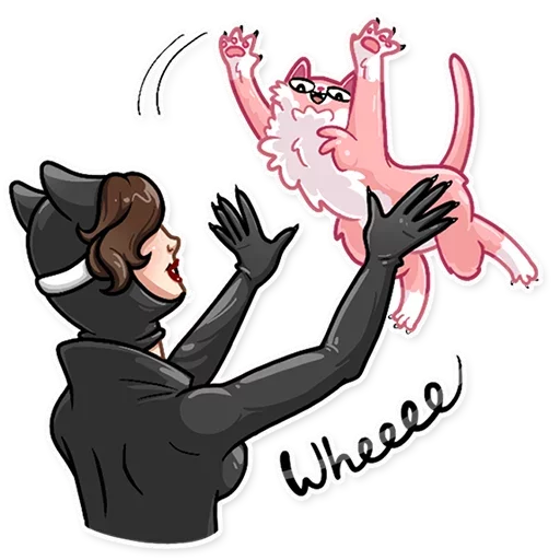🤗 Стикер «Catwoman TgSticker» для Telegram