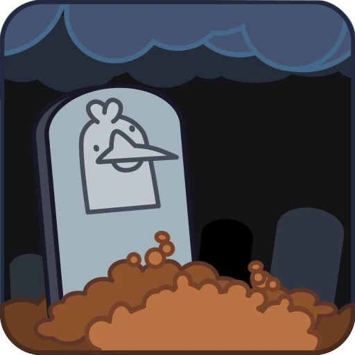 🪦 Стикер «Дурачайка» для Telegram