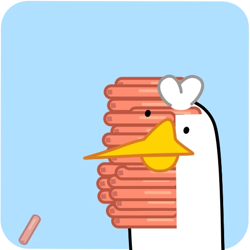 😋 Стикер «Дурачайка» для Telegram