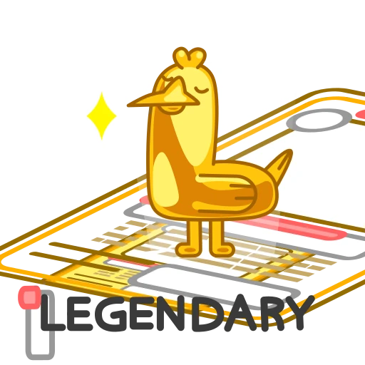 🥇 Стикер «Дурачайка» для Telegram