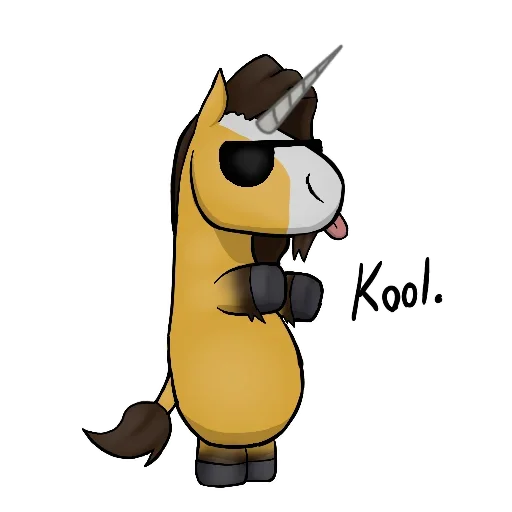 😎 Стикер «Good Unicorn» для Telegram