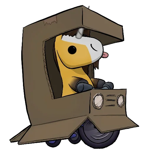 🚙 Стикер «Good Unicorn» для Telegram