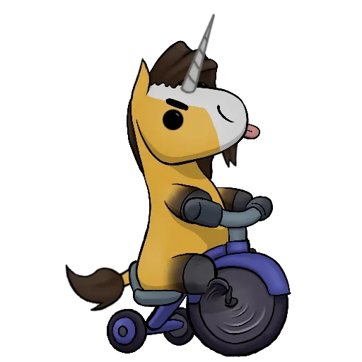 🚲 Стикер «Good Unicorn» для Telegram