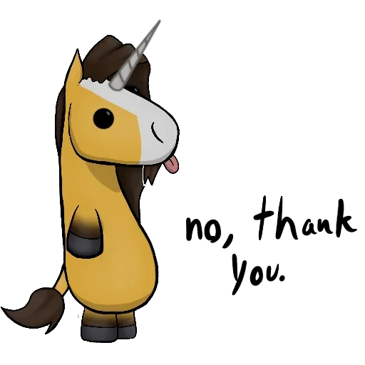 🙅‍♂ Стикер «Good Unicorn» для Telegram