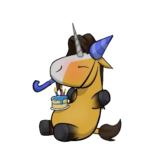 🥳 Стикер «Good Unicorn» для Telegram