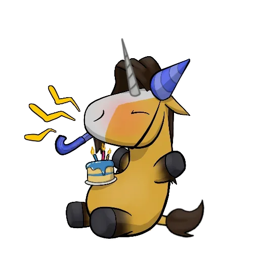 🥳 Стикер «Good Unicorn» для Telegram