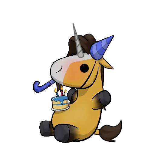 🥳 Стикер «Good Unicorn» для Telegram