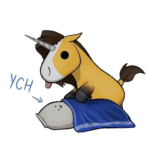 😌 Стикер «Good Unicorn» для Telegram