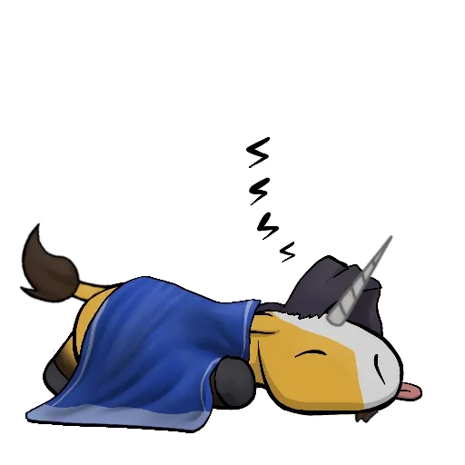 😴 Стикер «Good Unicorn» для Telegram