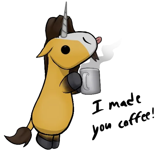 ☕️ Стикер «Good Unicorn» для Telegram