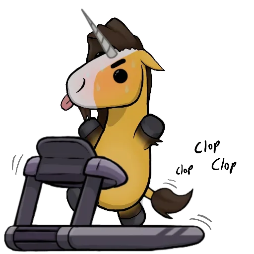 💪 Стикер «Good Unicorn» для Telegram