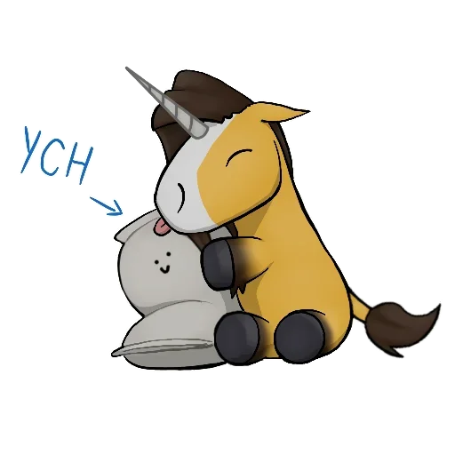 🙂 Стикер «Good Unicorn» для Telegram