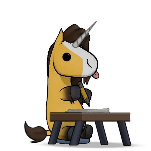 ✍ Стикер «Good Unicorn» для Telegram