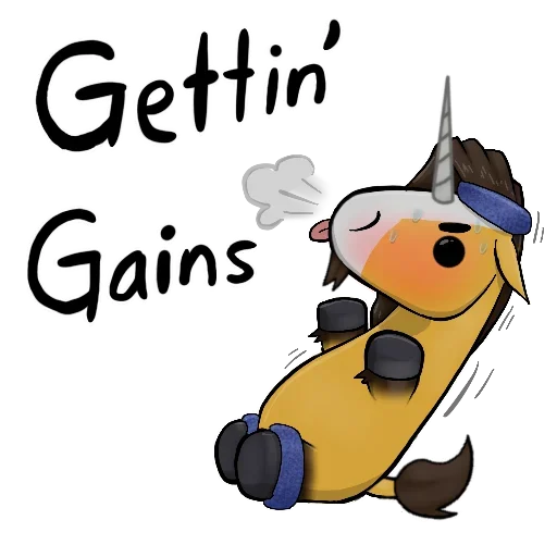 💨 Стикер «Good Unicorn» для Telegram