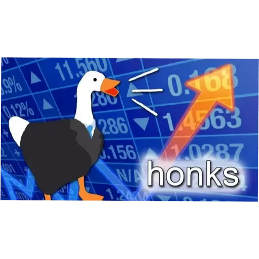 🤑 Стикер «Goose_honk» для Telegram