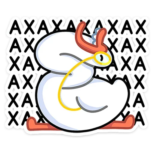 😂 Стикер «Гусь — за мат кусь!» для Telegram
