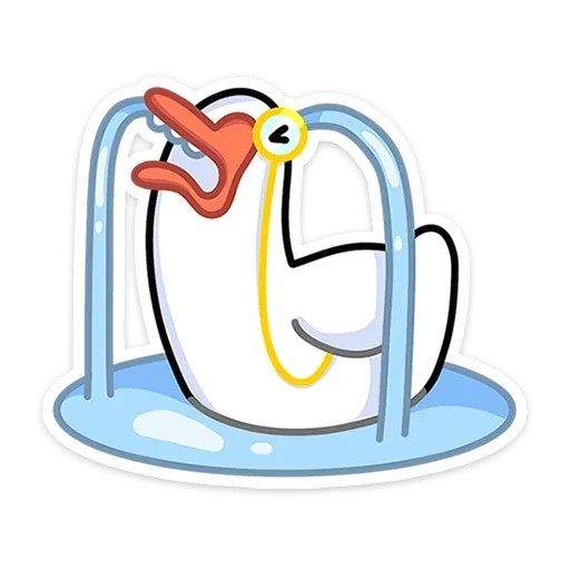 😭 Стикер «Гусь — за мат кусь!» для Telegram