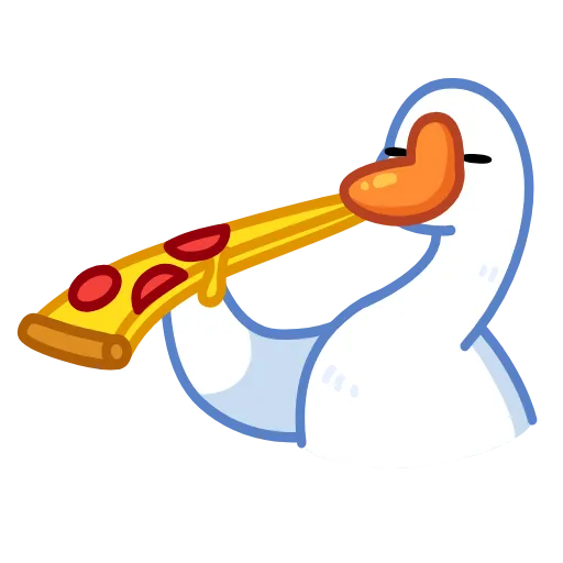 🍕 Стикер «Гусь» для Telegram
